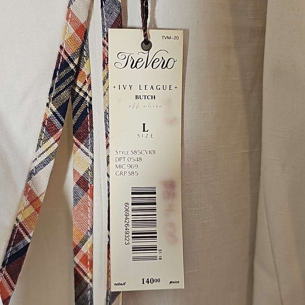 Trevero Linen and Silk Blazer. - Picture 5 of 7